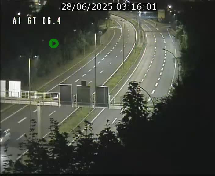 Traffic live webcam Luxembourg Hamm - A1 direction Sandweiler - BK 6.4