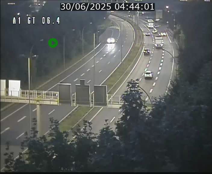 Traffic live webcam Luxembourg Hamm - A1 direction Sandweiler - BK 6.4