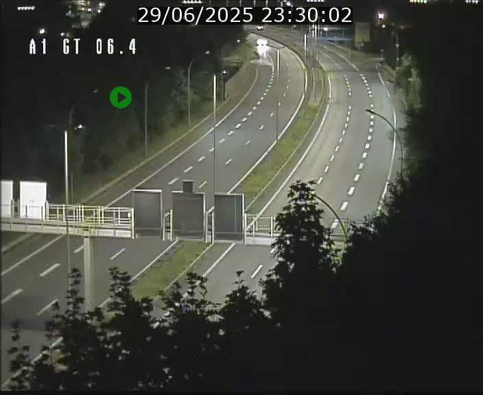 Traffic live webcam Luxembourg Hamm - A1 direction Sandweiler - BK 6.4