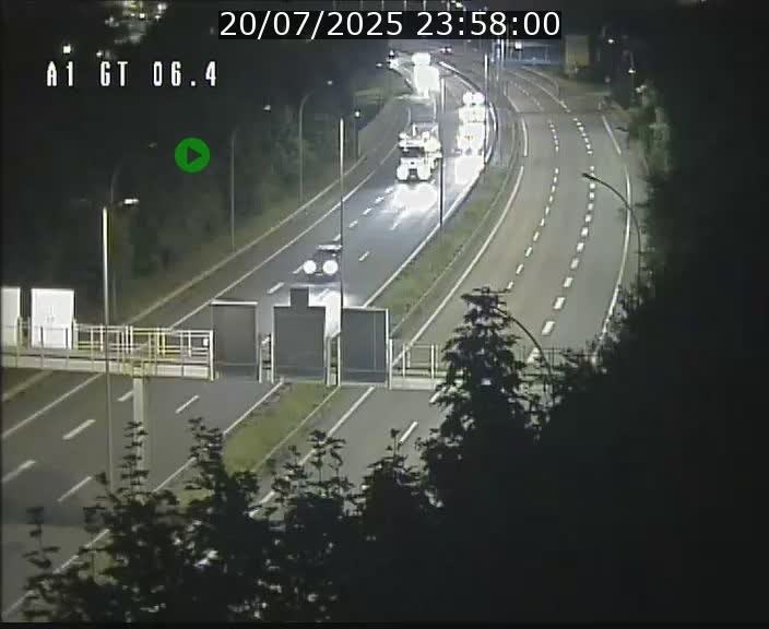 Traffic live webcam Luxembourg Hamm - A1 direction Sandweiler - BK 6.4