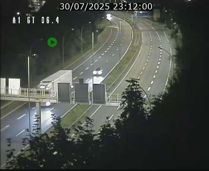 Traffic live webcam Luxembourg Hamm - A1 direction Sandweiler - BK 6.4