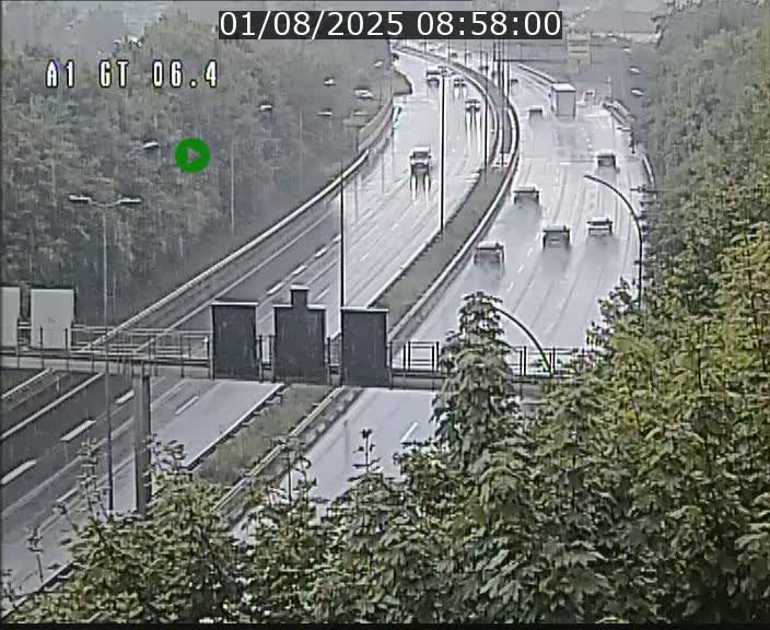 Traffic live webcam Luxembourg Hamm - A1 direction Sandweiler - BK 6.4