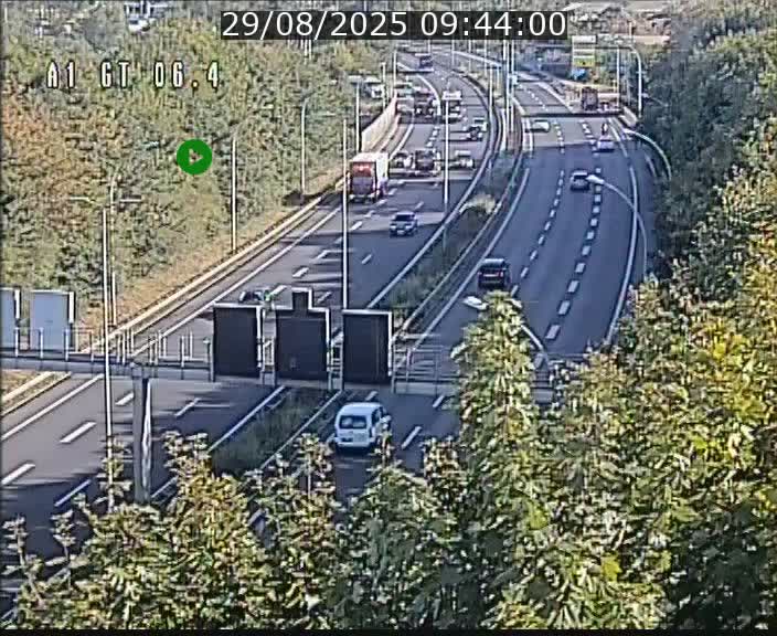 Traffic live webcam Luxembourg Hamm - A1 direction Sandweiler - BK 6.4