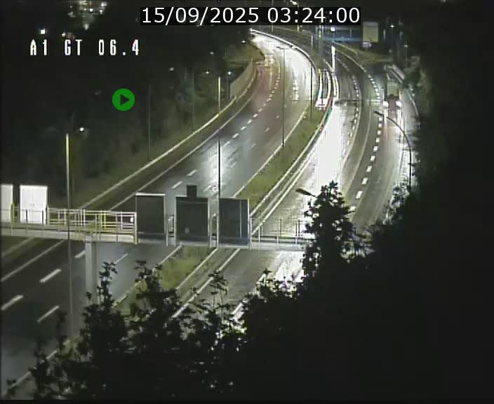 Traffic live webcam Luxembourg Hamm - A1 direction Sandweiler - BK 6.4