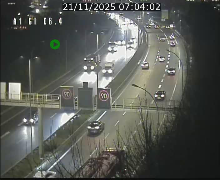<h2>Traffic live webcam Luxembourg Hamm - A1 direction Sandweiler - BK 6.4</h2>