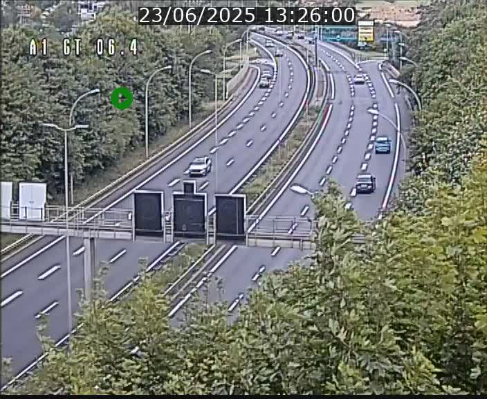 <h2>Traffic live webcam Luxembourg Hamm - A1 direction Sandweiler - BK 6.4</h2>
