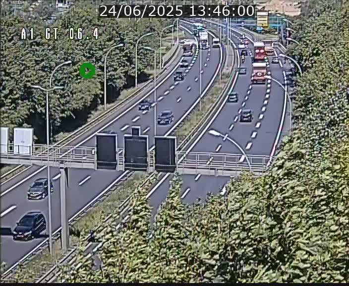 <h2>Traffic live webcam Luxembourg Hamm - A1 direction Sandweiler - BK 6.4</h2>