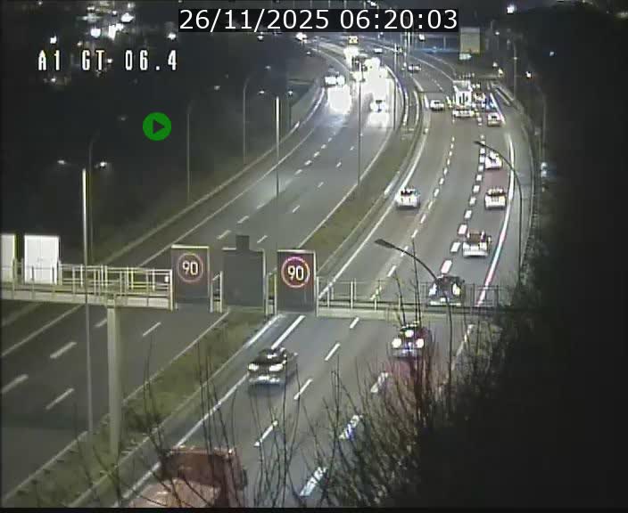 <h2>Traffic live webcam Luxembourg Hamm - A1 direction Sandweiler - BK 6.4</h2>