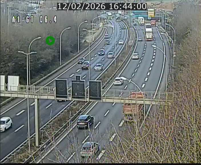 <h2>Traffic live webcam Luxembourg Hamm - A1 direction Sandweiler - BK 6.4</h2>