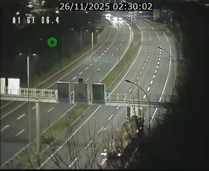 <h2>Traffic live webcam Luxembourg Hamm - A1 direction Sandweiler - BK 6.4</h2>