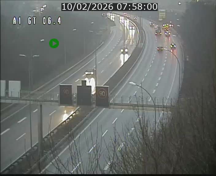 <h2>Traffic live webcam Luxembourg Hamm - A1 direction Sandweiler - BK 6.4</h2>