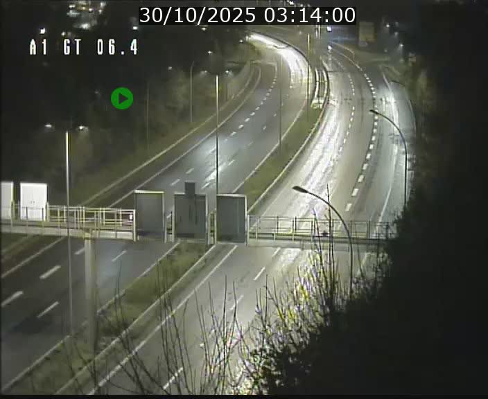 Traffic live webcam Luxembourg Hamm - A1 direction Sandweiler - BK 6.4