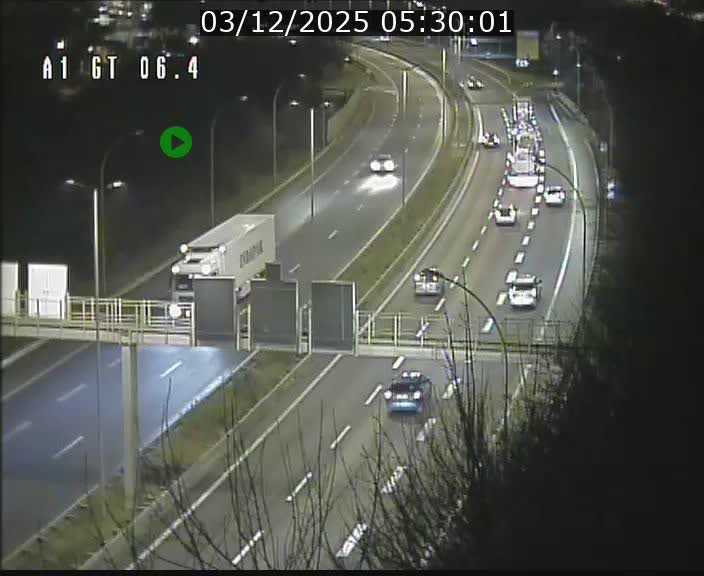 <h2>Traffic live webcam Luxembourg Hamm - A1 direction Sandweiler - BK 6.4</h2>