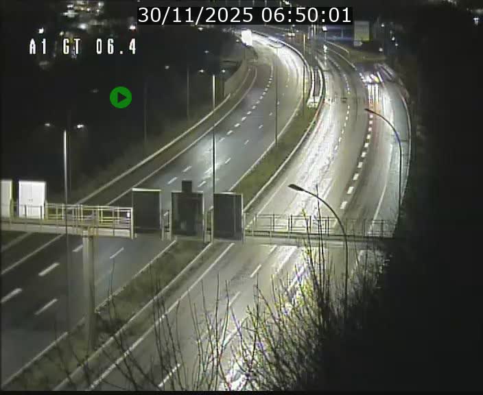<h2>Traffic live webcam Luxembourg Hamm - A1 direction Sandweiler - BK 6.4</h2>