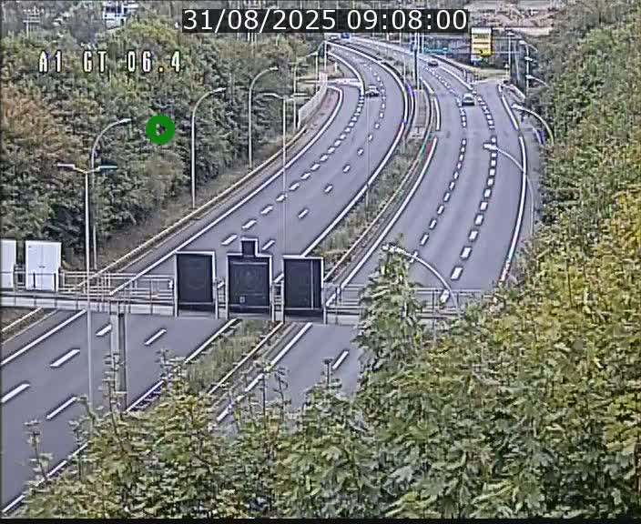 <h2>Traffic live webcam Luxembourg Hamm - A1 direction Sandweiler - BK 6.4</h2>
