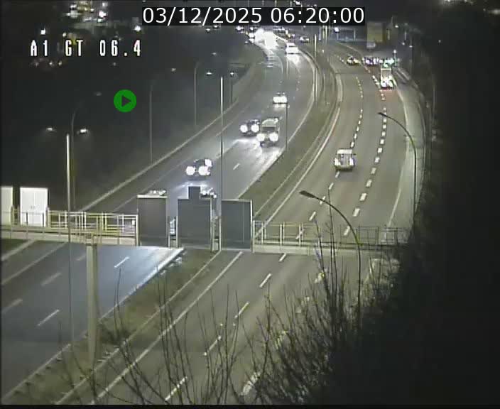 <h2>Traffic live webcam Luxembourg Hamm - A1 direction Sandweiler - BK 6.4</h2>