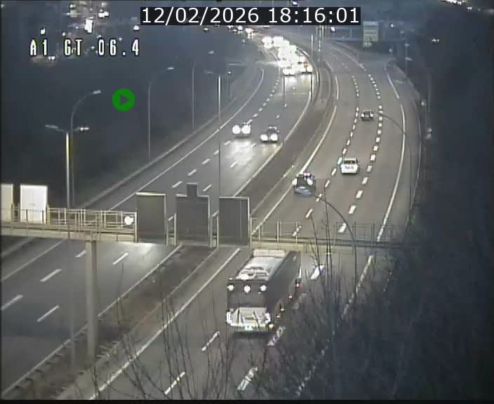 <h2>Traffic live webcam Luxembourg Hamm - A1 direction Sandweiler - BK 6.4</h2>