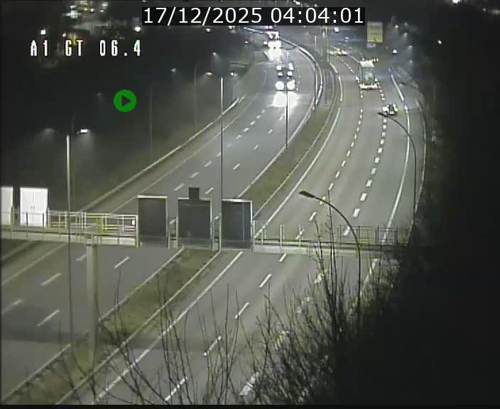 Traffic live webcam Luxembourg Hamm - A1 direction Sandweiler - BK 6.4