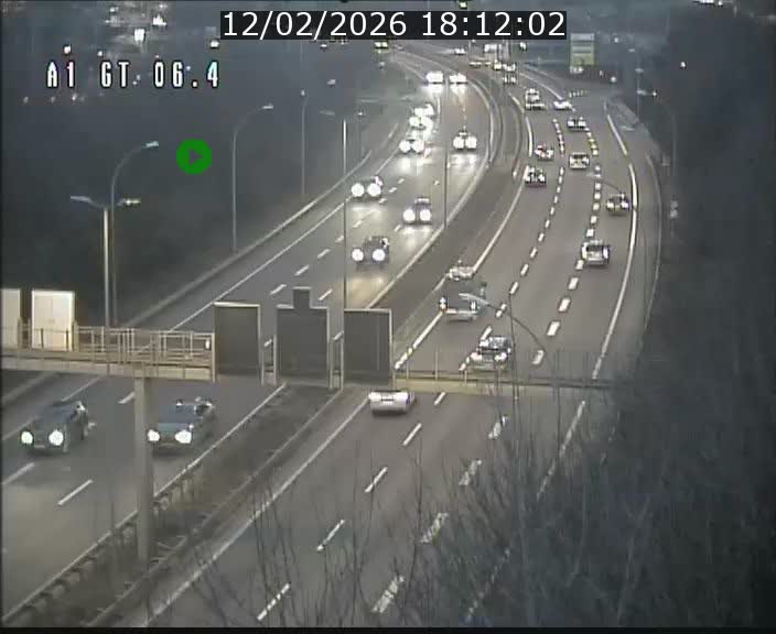 <h2>Traffic live webcam Luxembourg Hamm - A1 direction Sandweiler - BK 6.4</h2>