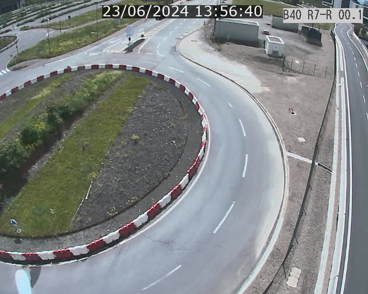 <h2>Webcam au rond-point d'Esch-Belval à la sortie de la rocade venant de France</h2>
