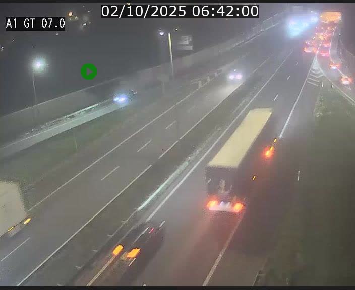 <h2>Traffic live webcam Luxembourg Cents - A1 direction Kirchberg - BK 7</h2>