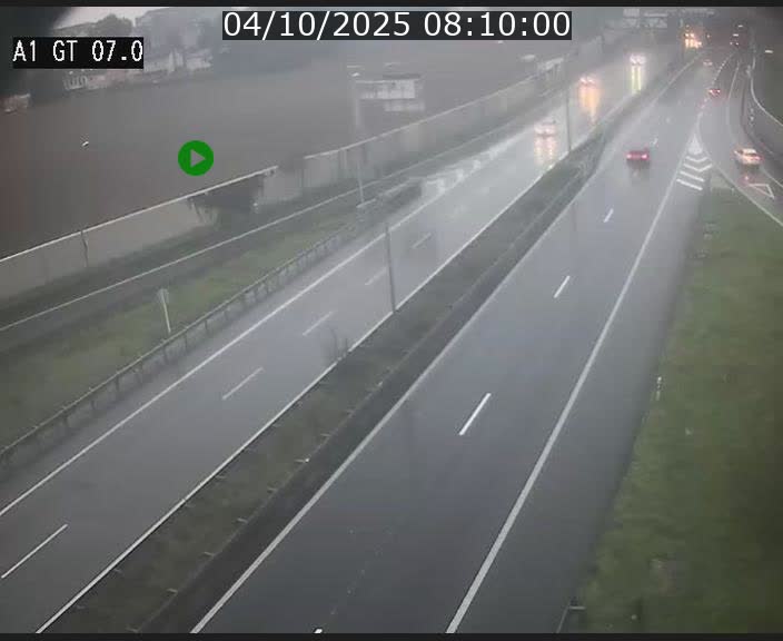 <h2>Traffic live webcam Luxembourg Cents - A1 direction Kirchberg - BK 7</h2>