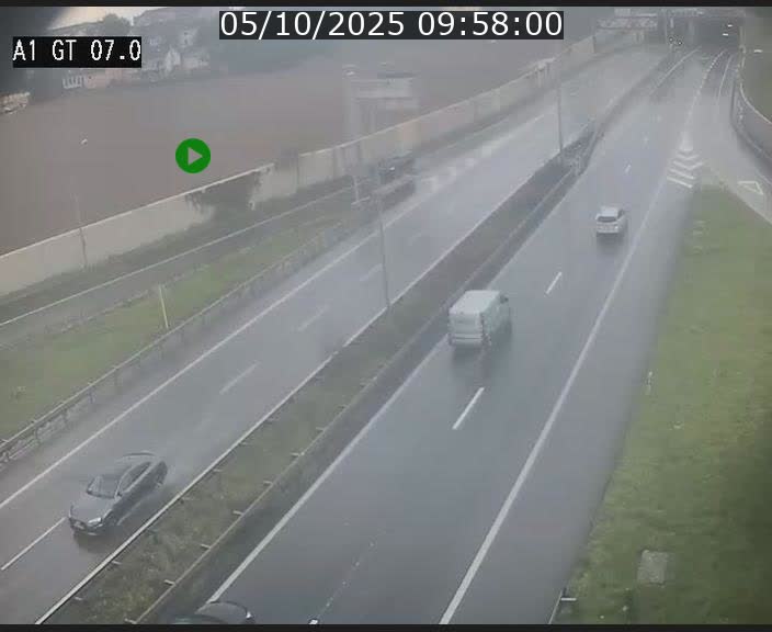 <h2>Traffic live webcam Luxembourg Cents - A1 direction Kirchberg - BK 7</h2>
