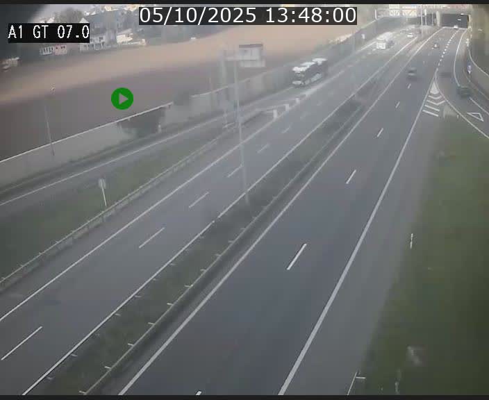 <h2>Traffic live webcam Luxembourg Cents - A1 direction Kirchberg - BK 7</h2>