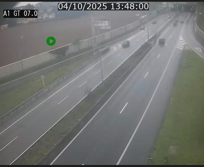 <h2>Traffic live webcam Luxembourg Cents - A1 direction Kirchberg - BK 7</h2>