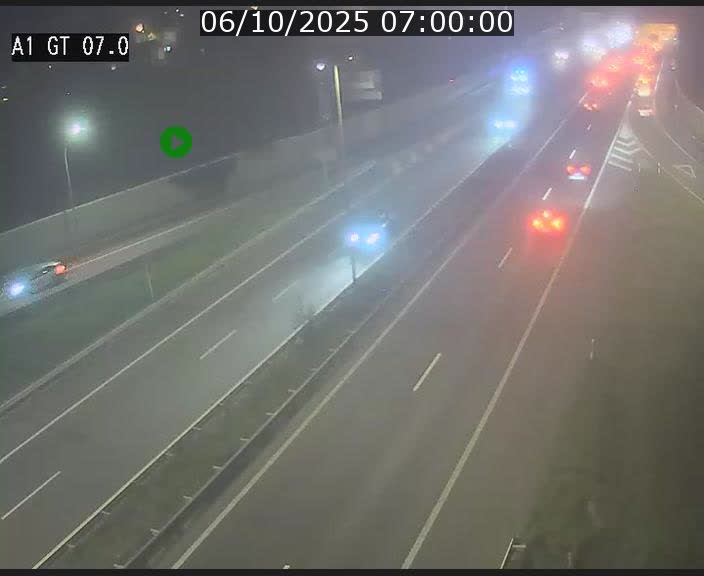 <h2>Traffic live webcam Luxembourg Cents - A1 direction Kirchberg - BK 7</h2>