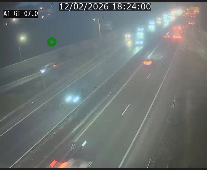 <h2>Traffic live webcam Luxembourg Cents - A1 direction Kirchberg - BK 7</h2>