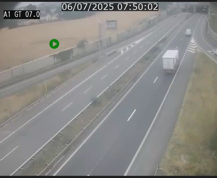 Traffic live webcam Luxembourg Cents - A1 direction Kirchberg - BK 7