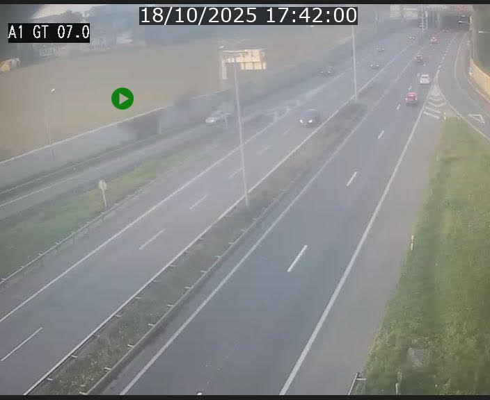 <h2>Traffic live webcam Luxembourg Cents - A1 direction Kirchberg - BK 7</h2>