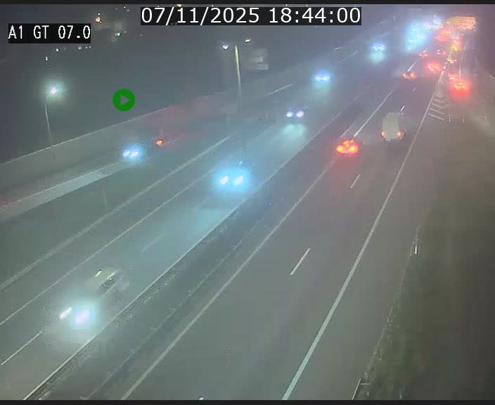 <h2>Traffic live webcam Luxembourg Cents - A1 direction Kirchberg - BK 7</h2>