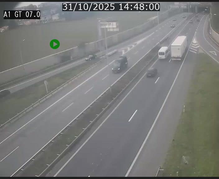 <h2>Traffic live webcam Luxembourg Cents - A1 direction Kirchberg - BK 7</h2>