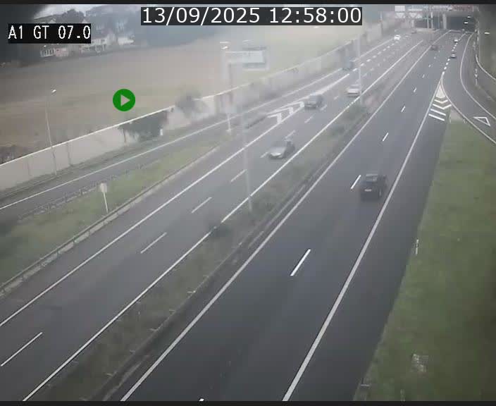 <h2>Traffic live webcam Luxembourg Cents - A1 direction Kirchberg - BK 7</h2>