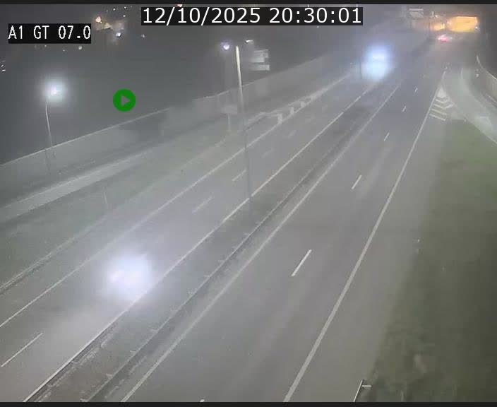 <h2>Traffic live webcam Luxembourg Cents - A1 direction Kirchberg - BK 7</h2>