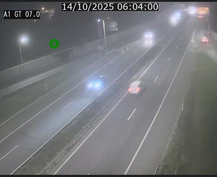 <h2>Traffic live webcam Luxembourg Cents - A1 direction Kirchberg - BK 7</h2>
