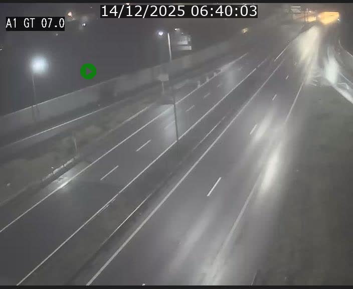 Traffic live webcam Luxembourg Cents - A1 direction Kirchberg - BK 7