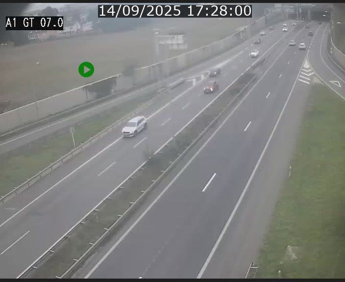 <h2>Traffic live webcam Luxembourg Cents - A1 direction Kirchberg - BK 7</h2>
