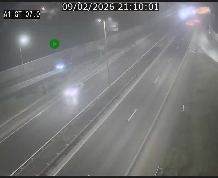 <h2>Traffic live webcam Luxembourg Cents - A1 direction Kirchberg - BK 7</h2>