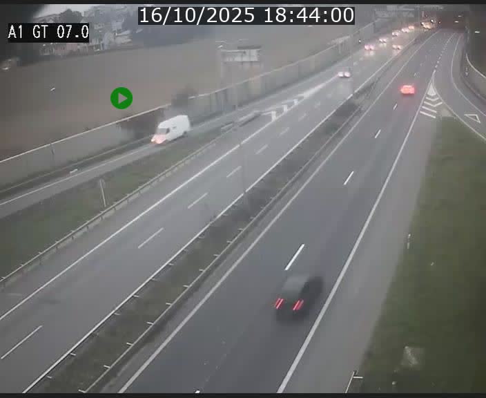 <h2>Traffic live webcam Luxembourg Cents - A1 direction Kirchberg - BK 7</h2>
