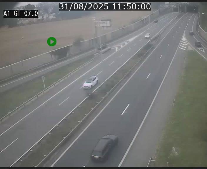 <h2>Traffic live webcam Luxembourg Cents - A1 direction Kirchberg - BK 7</h2>