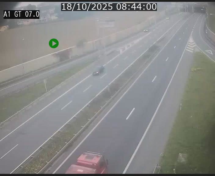 <h2>Traffic live webcam Luxembourg Cents - A1 direction Kirchberg - BK 7</h2>