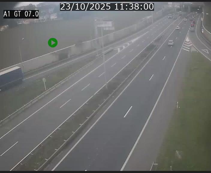 <h2>Traffic live webcam Luxembourg Cents - A1 direction Kirchberg - BK 7</h2>
