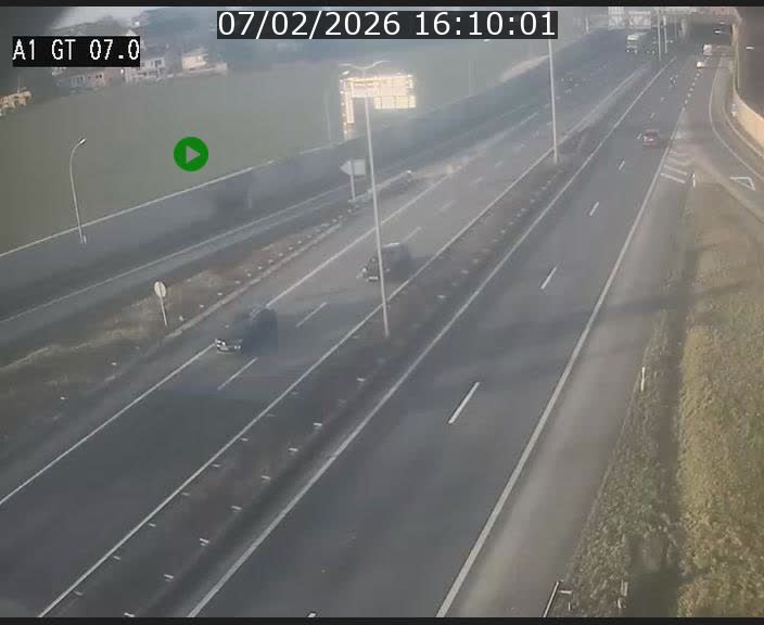 <h2>Traffic live webcam Luxembourg Cents - A1 direction Kirchberg - BK 7</h2>