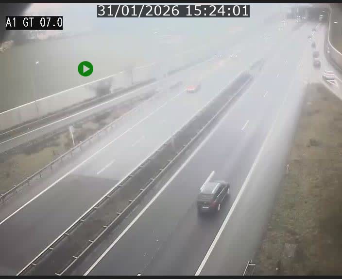 <h2>Traffic live webcam Luxembourg Cents - A1 direction Kirchberg - BK 7</h2>