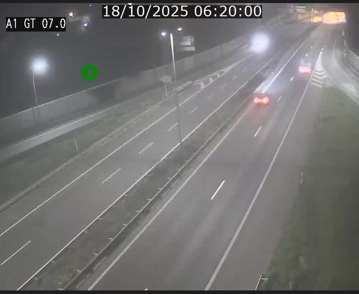 <h2>Traffic live webcam Luxembourg Cents - A1 direction Kirchberg - BK 7</h2>