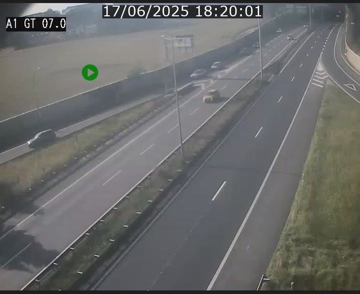 Traffic live webcam Luxembourg Cents - A1 direction Kirchberg - BK 7