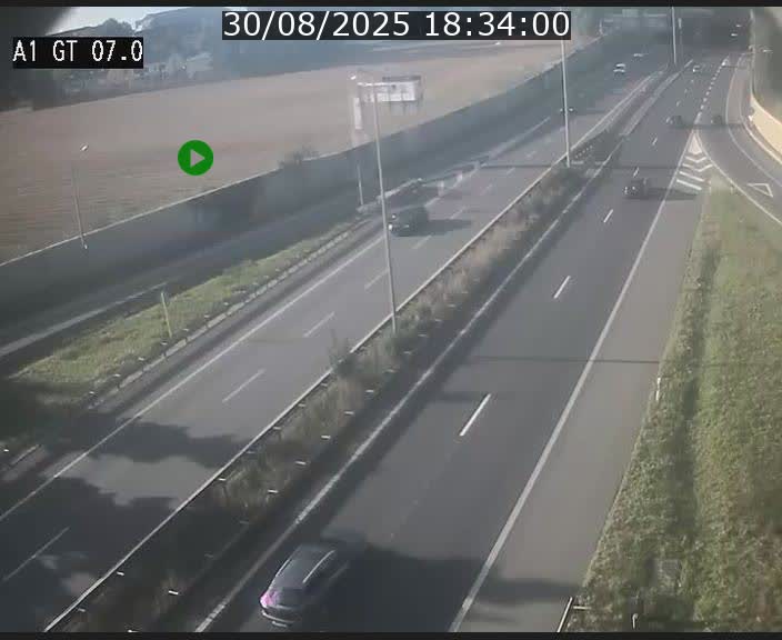 <h2>Traffic live webcam Luxembourg Cents - A1 direction Kirchberg - BK 7</h2>